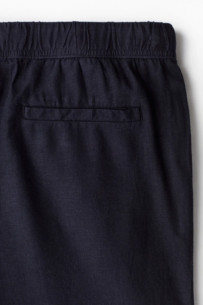 اتش اند ام Relaxed Fit Linen-blend trousers