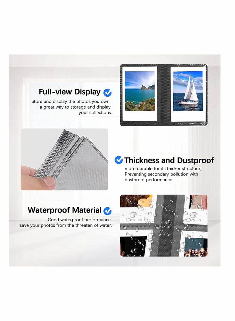 SYOSI 432 Pockets Photo Album for Fujifilm Instax Mini Camera, for Polaroid Camera, for Fujifilm Instax Mini 11 90 70 9 8+ 8 LiPlay Instant Camera, for Polaroid Snap SnapTouch PIC-300 Z2300 Camera (Pink) - Image 4