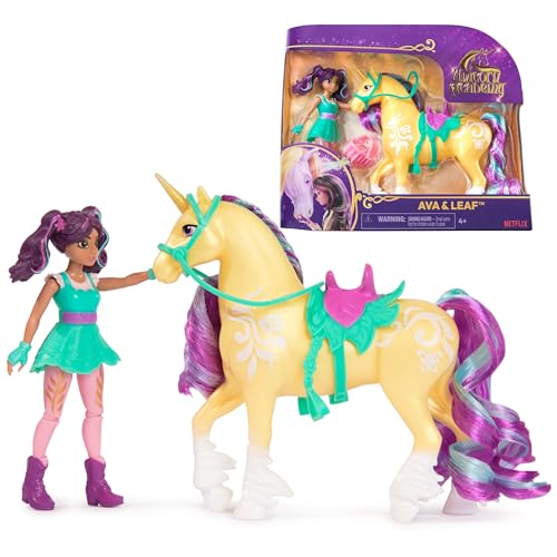 Unicorn Academy أكاديمية اليونيكورن آفا ليف مع 2 ملحقات أدوات شعر دمى ألعاب يونيكورن للفتيات من عمر 4 سنوات وما فوق - Image 1