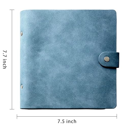 ZENKO 200 Pockets Lock Photo Album Compatible with Fujifilm Instax Mini 13/12/11/9/8/SE/41/99/Evo/Liplay Instant Camera/, Polaroid Snap SnapTouch Mint Zip Instant Camera Printer-Blue - Image 3