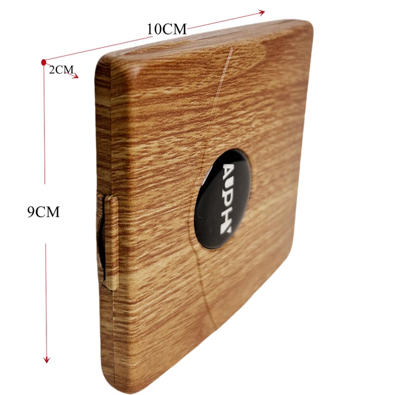 AUPHY Reeds Case for Clarinet Reeds Saxophone Reeds,Holds 8 Pieces for Multi-Instrument Reed,Wood Grainï¼ŒPC Material - Image 2