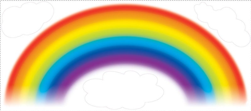 RoomMates Over The Rainbow Peel And Stick Giant Wall Decal - Image 4