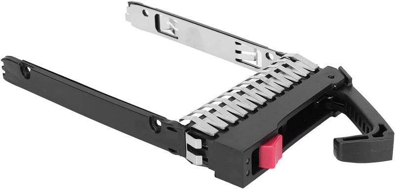 2.5in Hard Drive Tray, SAS SATA HDD Adapter Bracket, Metal ABS Stable Silver Black Hot Swap Drive Cage with 4 Screws for ProLiant DL360 G5 G6 G7 BL460c ML350 - Image 5