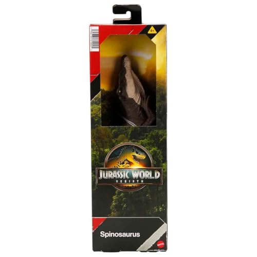 JURASSIC WORLD تمثال حركة سبينوصوراس الأساسي 12" من عالم الديناصورات: ولادة جديدة - Image 3