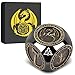 Keller & Weber DND Fingertip Spinner Dice Metal Dice Set with 3D Pattern Polyhedral Rotating Game Dice for DND Gifts with Dragon Logo Gift Box Role Playing Board Game Accessories Black - Image 2