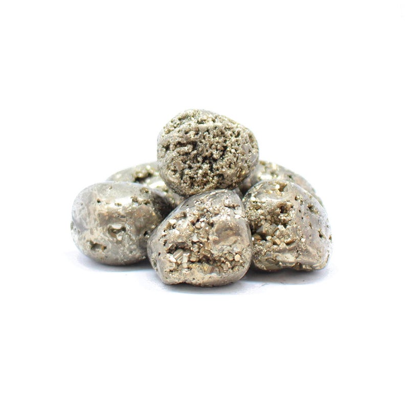 Pachamama Essentials Tumbled Pyrite from Peru  Fools Gold  Healing Stone  Reiki 1