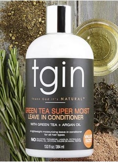 Tgin Green Tea Super Moist Leave-In Conditioner 384ml  - Image 3