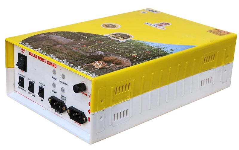 DIVINE MONK Solar Electric Fence Guard, Multiple Power Modes, Battery and Solar Charging - Image 1
