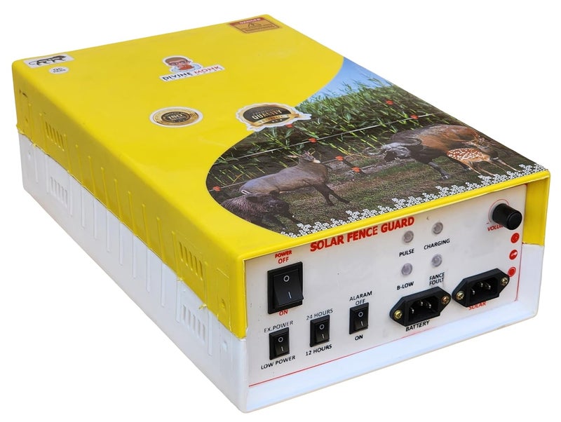 DIVINE MONK Solar Electric Fence Guard, Multiple Power Modes, Battery and Solar Charging - Image 4
