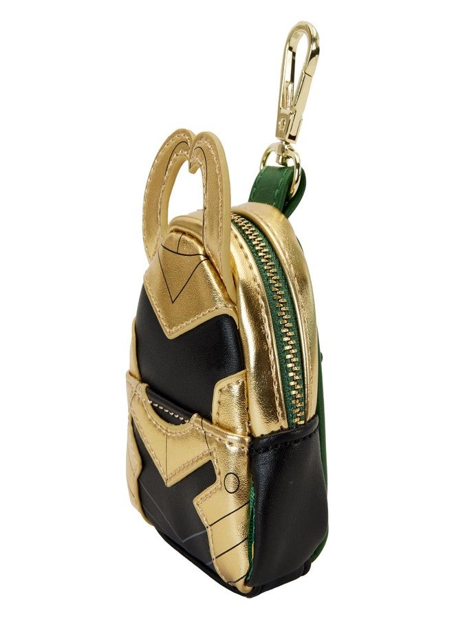 Loungefly Pets Marvel Loki Cosplay Treat Bag, Green - Image 3