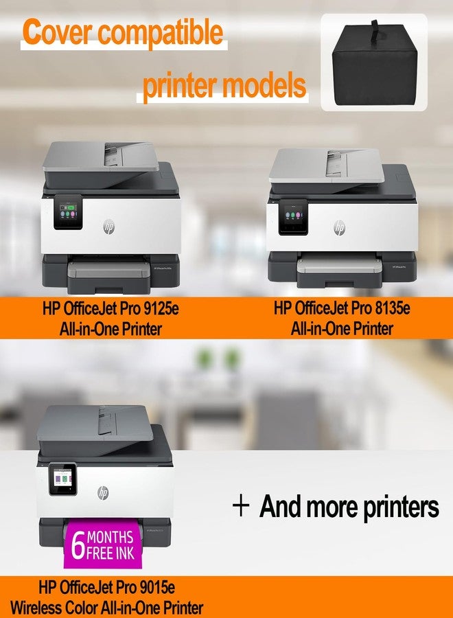 NUENSS-ROR Printer Cover for HP OfficeJet Pro 9125e/8135e Printer - Image 4