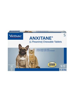 Virbac Anxitane Tablets, Small Dog/Cat, 50mg, 30 Count 