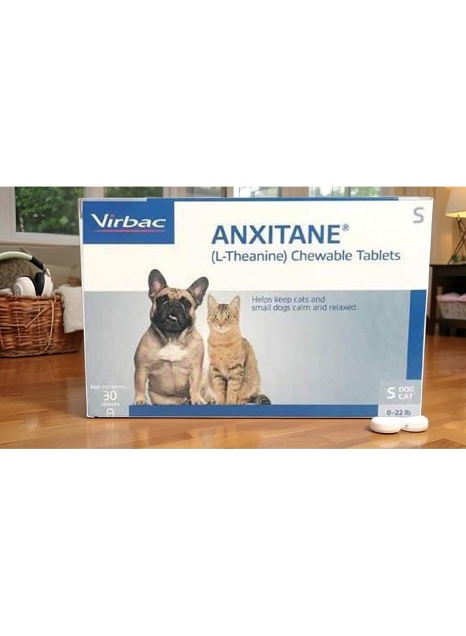 Virbac Anxitane Tablets, Small Dog/Cat, 50mg, 30 Count - Image 2