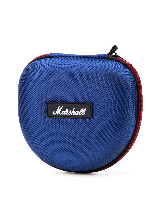 Headphone Case Pouch EVA Protective Travel Bag for Marshall Major I Major II BT MID Monitor On-Ear Headphones Headset (BLUE)