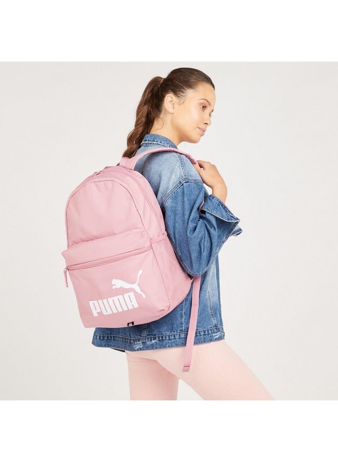 PUMA حقيبة ظهر مطبوعة للفتيات مع أحزمة كتف قابلة للتعديل - Image 2