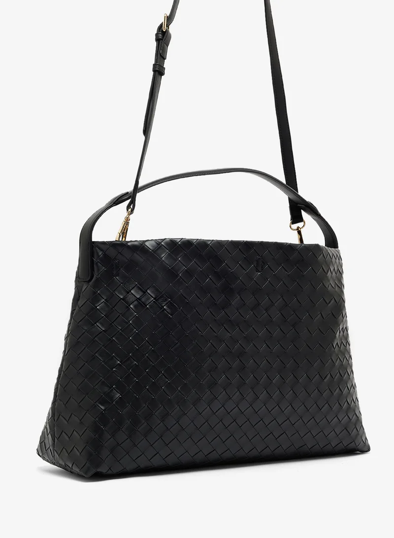 GLAMOROUS BLACK Casual Oversized Shoulder Bag for Women | Best Price UAE