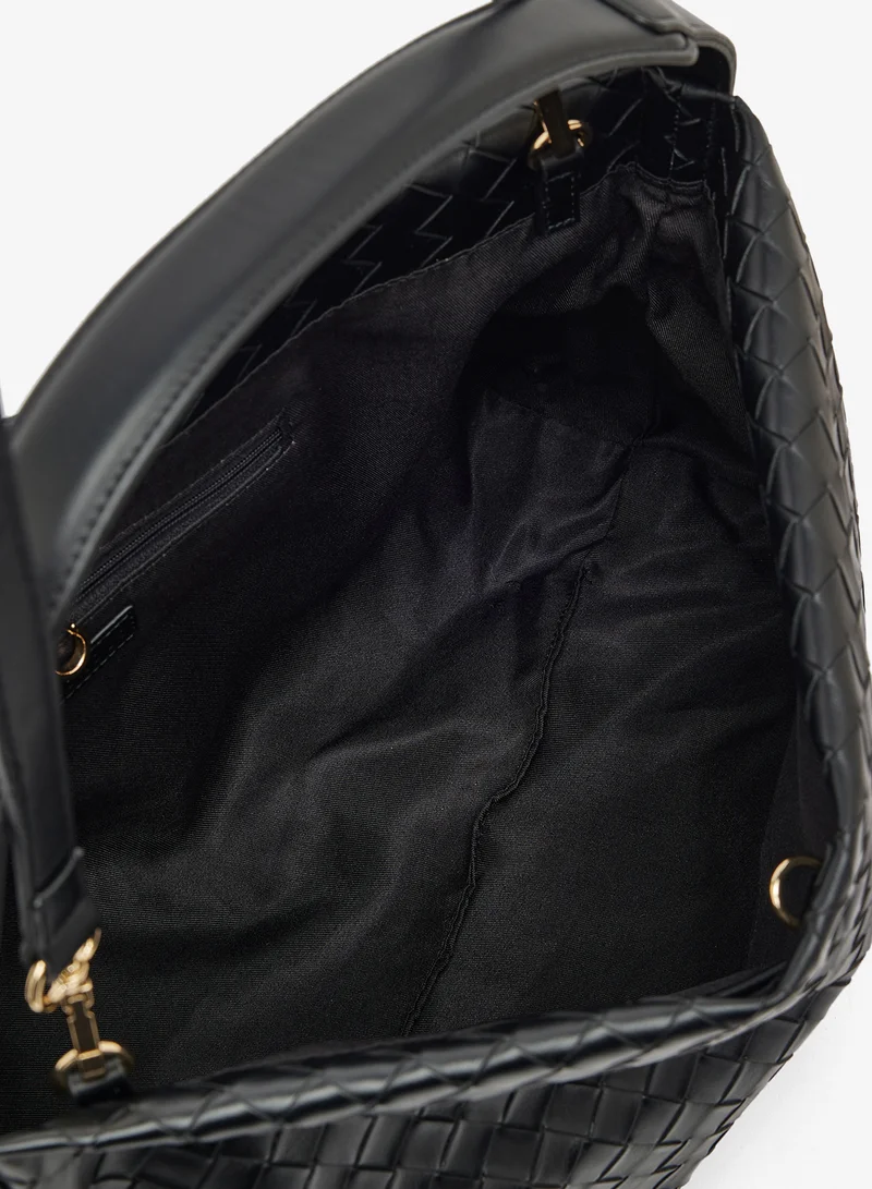 GLAMOROUS BLACK Casual Oversized Shoulder Bag for Women | Best Price UAE