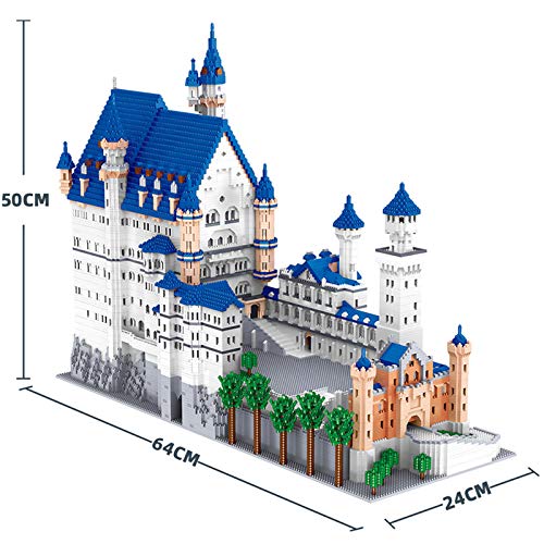 alltogetho Huge Swan Stone Castle Micro Mini Blocks 10000pcs Challenging Building Set HighDifficulty 3D Puzzle Ultimate Achievement Cool Decorative Piece Perfect TimeKiller - Image 5