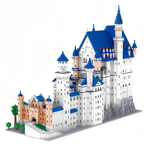 alltogetho Huge Swan Stone Castle Micro Mini Blocks 10000pcs Challenging Building Set HighDifficulty 3D Puzzle Ultimate Achievement Cool Decorative Piece Perfect TimeKiller - Image 1