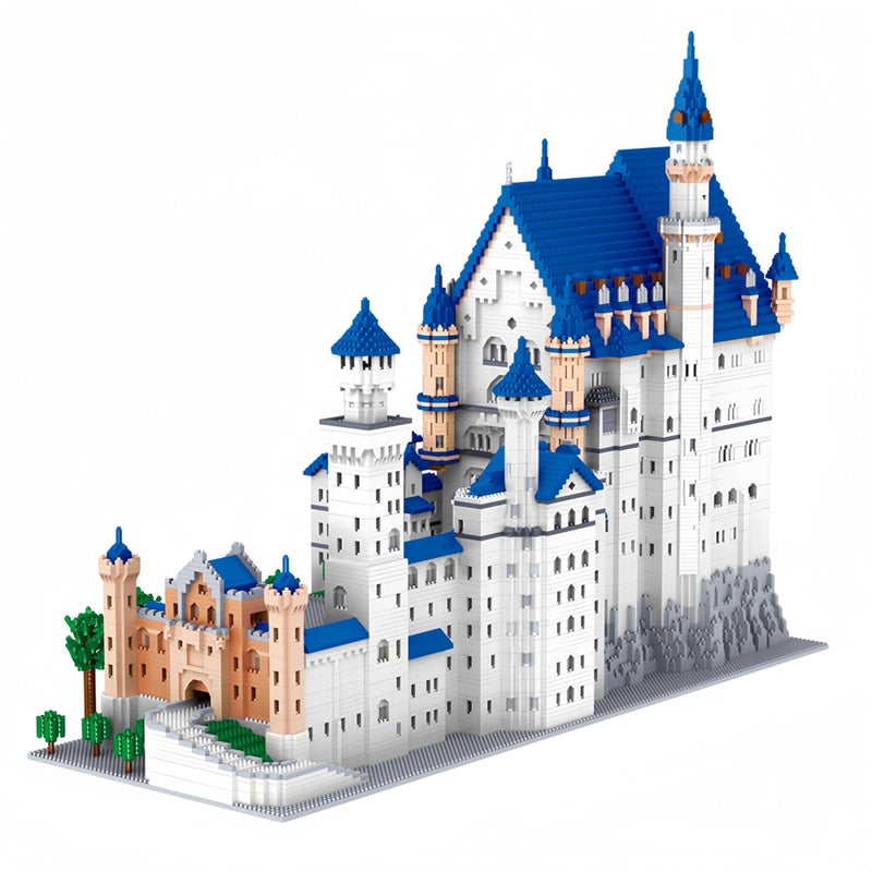 alltogetho Huge Swan Stone Castle Micro Mini Blocks 10000pcs Challenging Building Set HighDifficulty 3D Puzzle Ultimate Achievement Cool Decorative Piece Perfect TimeKiller - Image 2