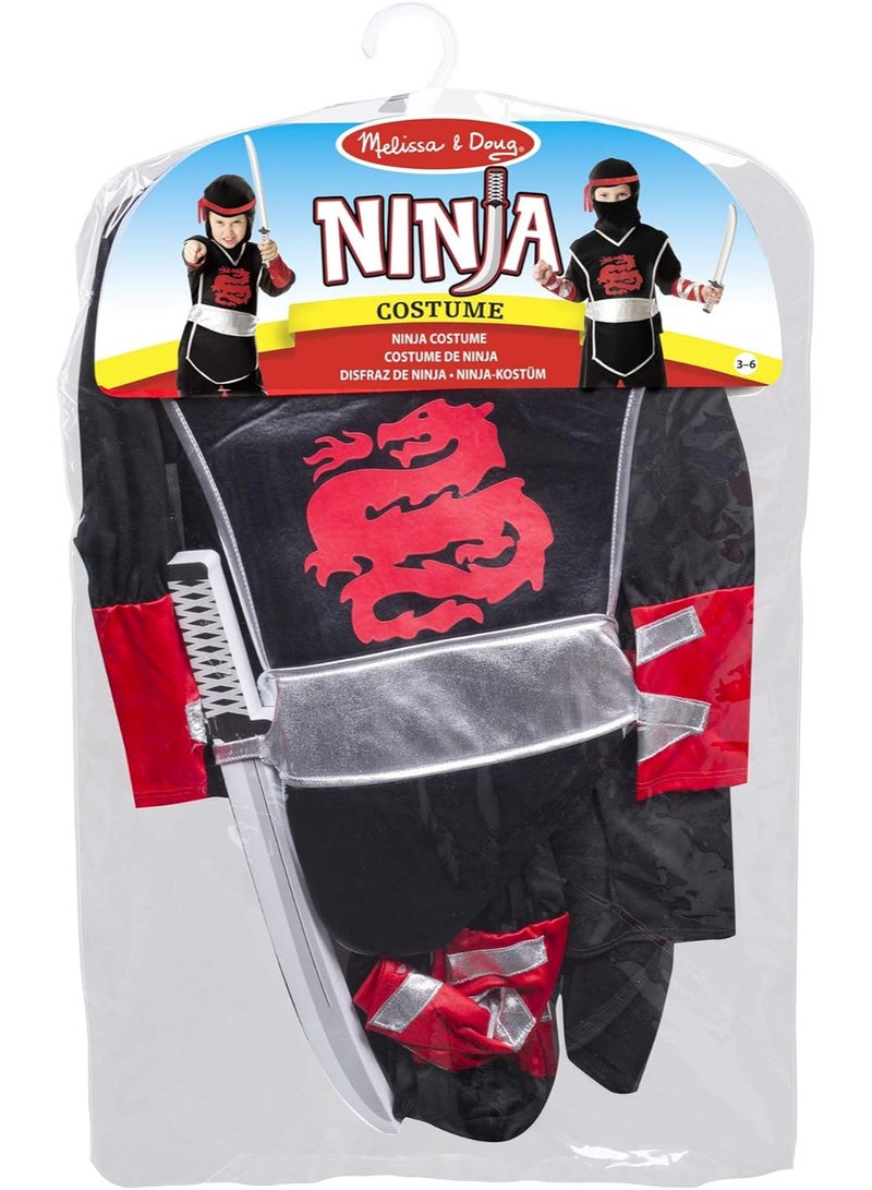 ميليسا آند دوج زي نينجا للأطفال مع سيف وإكسسوارات – 4 قطع – مناسب لعمر 3 إلى 6 سنوات من مليسا اند دوغ - Image 3