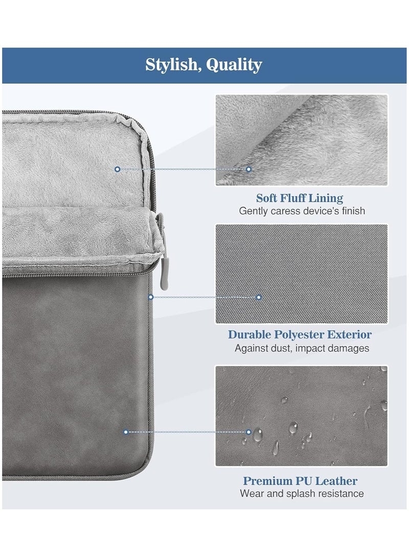 Bukela Exifor Tablet Case 9-11inch for iPad Pro 11 2021-2018, iPad Air 5/4 10.9, iPad 10.2, Galaxy Tab A8 10.5 / Tab S8 11inch, Surface Go 2/1, Protective Case with Pocket, Grey - Image 2