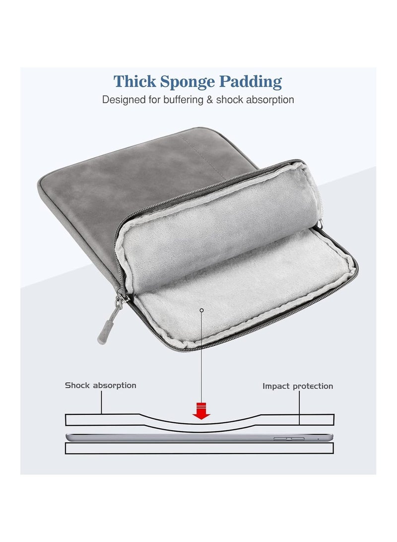 Bukela Exifor Tablet Case 9-11inch for iPad Pro 11 2021-2018, iPad Air 5/4 10.9, iPad 10.2, Galaxy Tab A8 10.5 / Tab S8 11inch, Surface Go 2/1, Protective Case with Pocket, Grey - Image 4