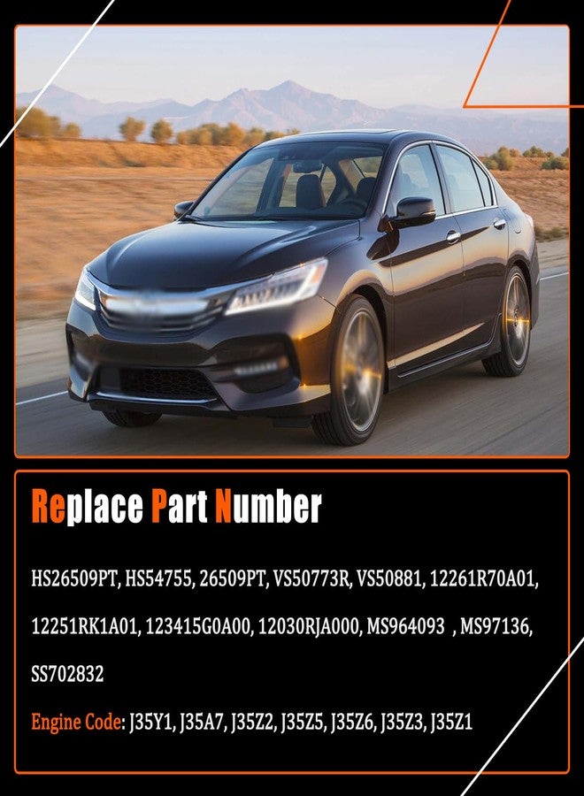 AUCERAMIC طقم حشيات رأس الأسطوانة AUCERAMIC HS26509PT MLS مناسب لسيارات هوندا أكورد، أوديسي، بايلوت، ريدجلاين، كروس تور موديلات 2008-2017، وأكيورا RDX TL TSX 3.5 لتر موديلات 2009-2015 (J35Z2 J35Z3) - Image 3