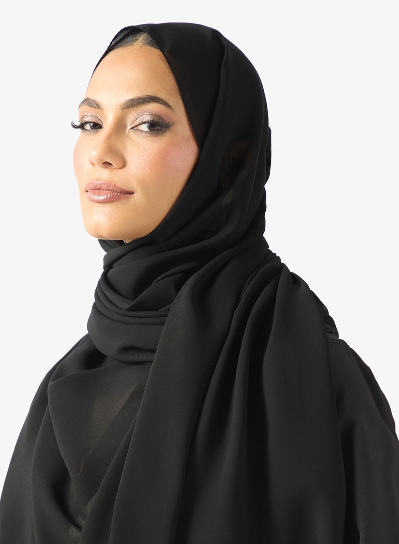 خزانة عباية بحافة بنقوش متباينة وشيلة - Image 4