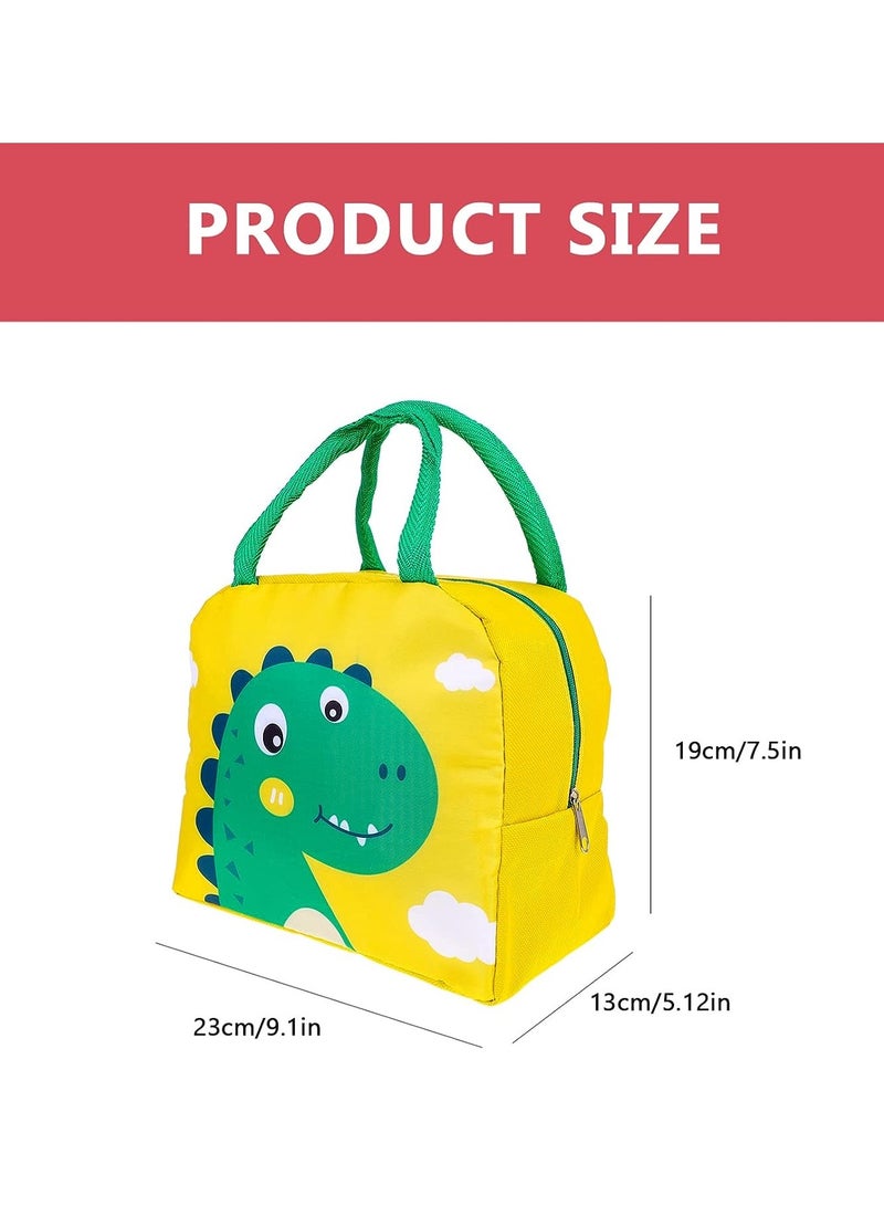 Cartoon Animal Print Lunch Bag Portable Insulated Cooler -  Dinosaur  - Image 2
