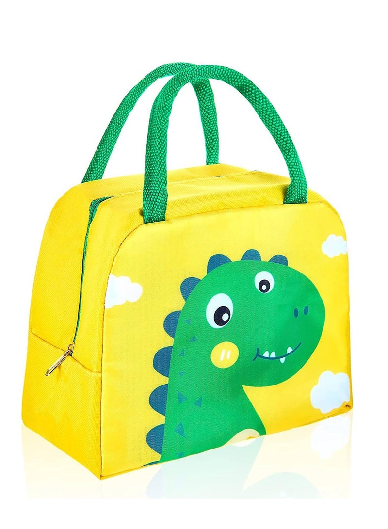 Cartoon Animal Print Lunch Bag Portable Insulated Cooler -  Dinosaur  - Image 1