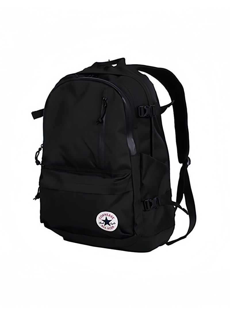 كونفرس حقيبة ظهر كونفرس القماشية المقاومة للماء للرجال والنساء، عملية ومتعددة الاستخدامات، حقيبة شبكية للطلاب، حقيبة ظهر للسفر 31*46*16 سم - Image 1