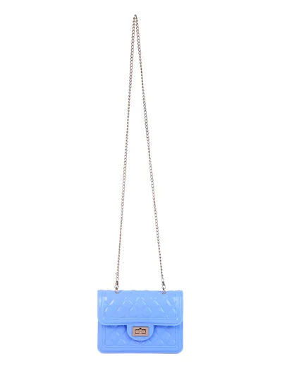 London Rag Blue Jelly Quilted Sling Bag