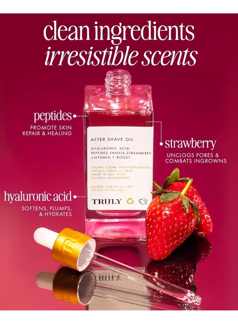 Truly Glazed Donut Shave Oil - Razor Bumps Treatment for Women, After Shave Oil For Women and Ingrown Hair Treatment for Bikini Area. After Shave for Women and Razor Bump Treatment - 3.1 OZ - Image 4