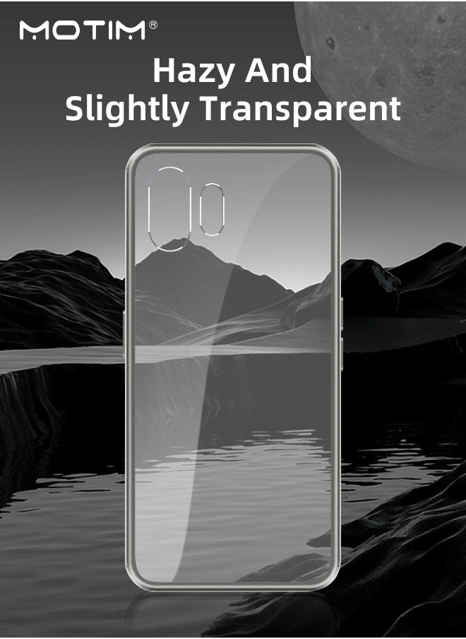 Nothing Phone 2A Case Clear, Mlt-Grade Drop Protection, Not Yellowing Transparent Hard PC Back, Anti-fall Airbag Protective Bumper Shockproof Phone Case, Supports Magnetic Mount Function