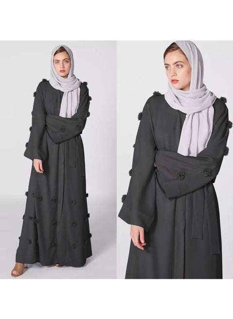 3D floral Muslim long skirt