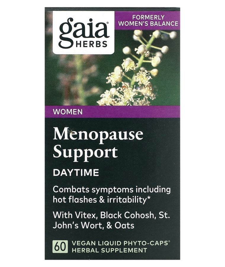 Women Menopause Support Daytime 60 Vegan Liquid Phyto-Caps