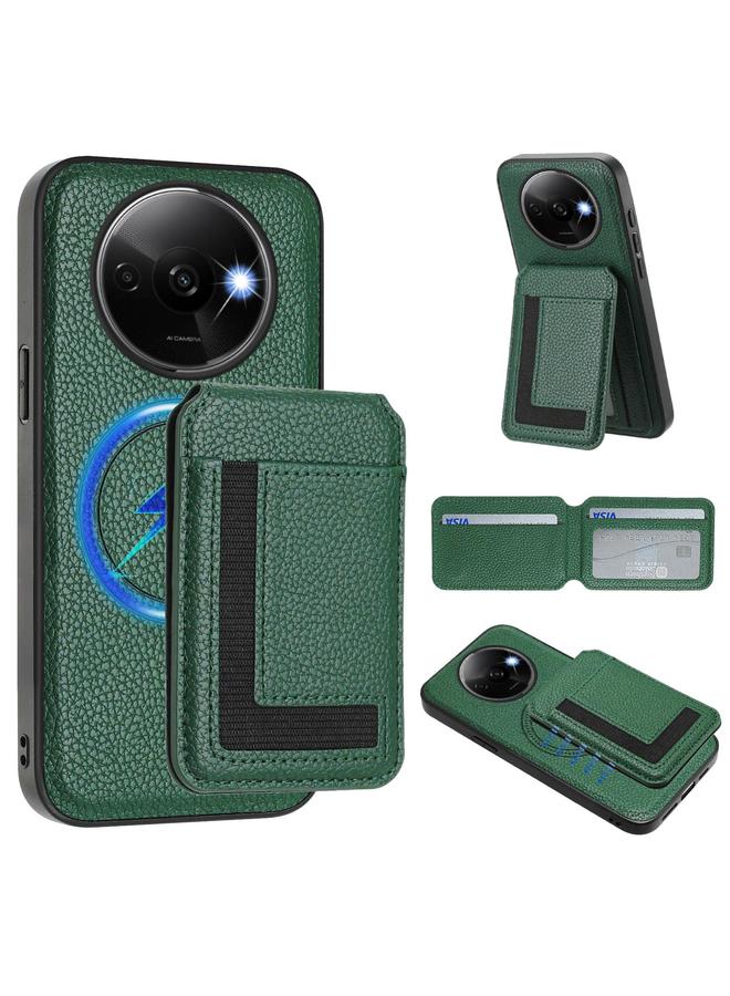 The Bros Case For Redmi A3 / A3x / Xiaomi Poco C61 CX01 Detachable Magsafe Magnetic Card Bag Phone Case