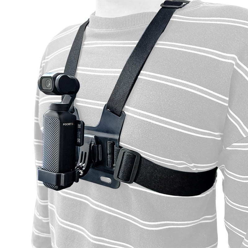 Sruim Osmo Pocket 4 3 Adjustable Chest Mount Harness Chest Strap Body Mount Accessories Compatible with DJI Osmo Pocket 4 3 Cameras Attachments - Image 2