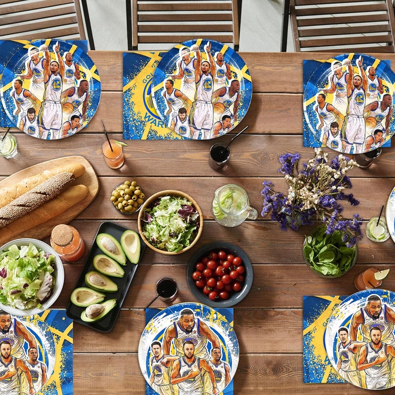 Bahteliv 40Pack Warriors Party Supplies include 20 plates, 20 napkins for The Warriors party decoration - Image 5