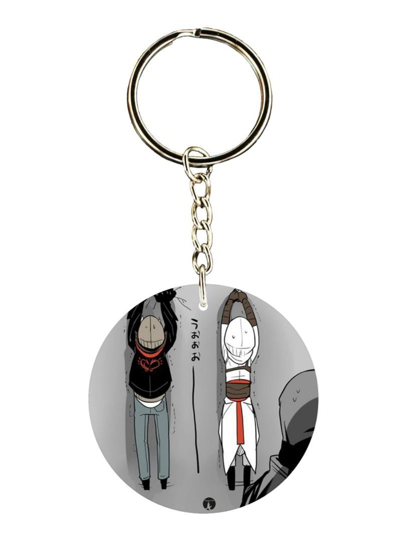 RKN The Double Sided Assassin's Creed Printed Keychain