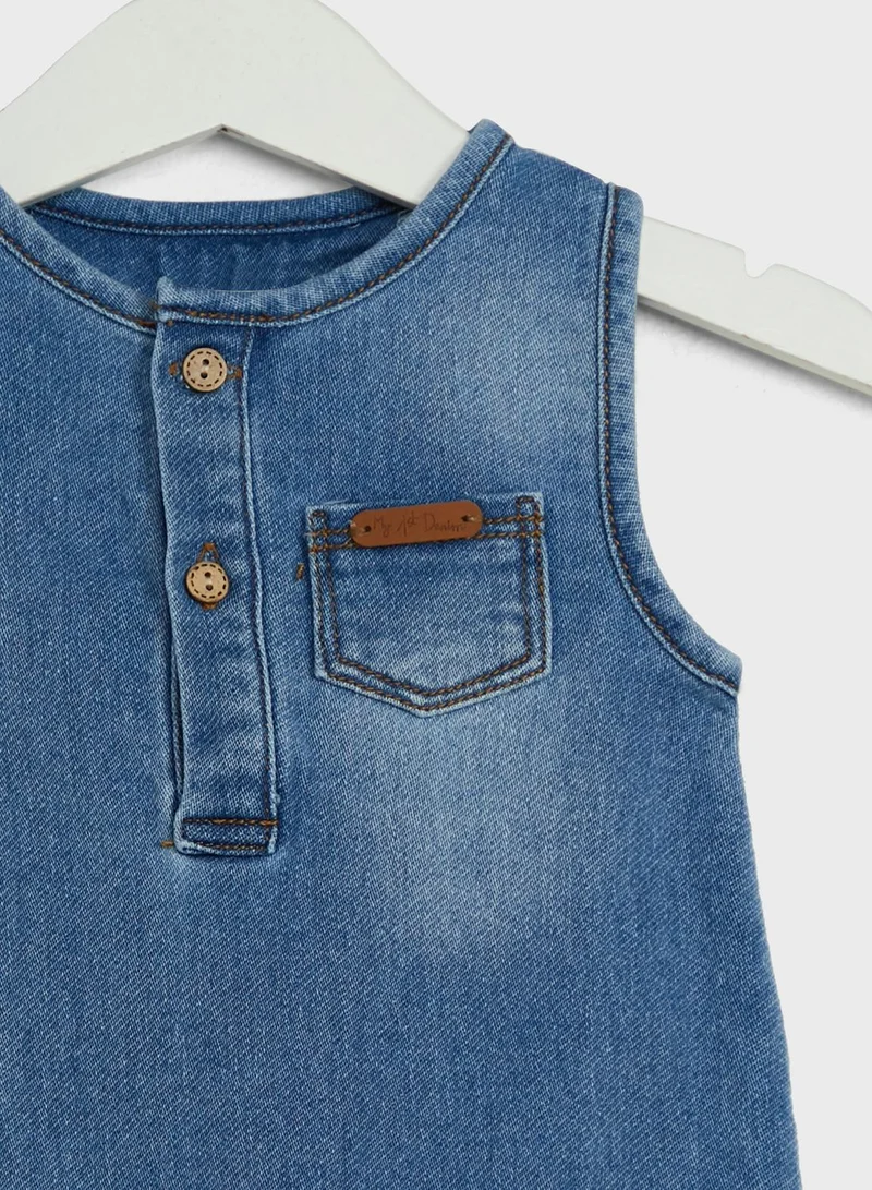Zippy Infant Denim Romper