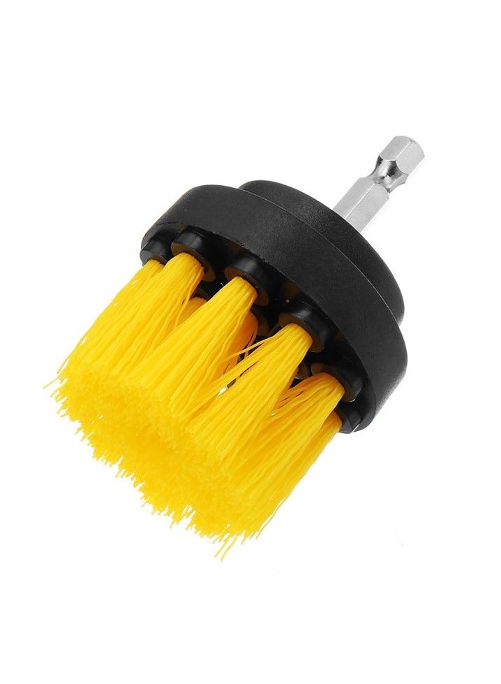 3-Pc Drill Brush Set Power Scrubber – 2 & 4 Round, 3.5 Cone Shape – Ensures scratch-free Cleaning – Durable Synthetic Fiber - Great for Tubs, Shower Pans, Floor Tiles, Sinks, Glass Stove Tops - Image 4