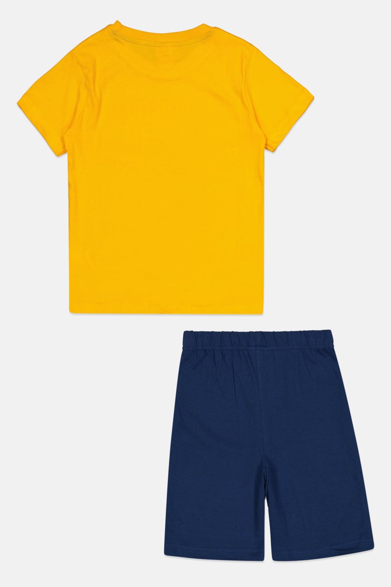 MARVEL Kids Boy 2 Piece Avengers Short Sleeve Top And Shorts Set, Multicolor - Image 2