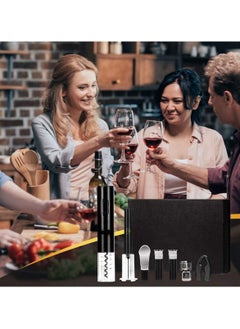 Generic Electric Fast Wine Opener ABS Smart Electric Wine Opener Visual Automatic Bottle Opener with Blue Light.  - Image 5