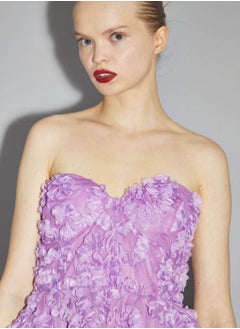Collective The Label LADIES DRESS-LILAC ORCHID 3D APPLIQUE-  - Image 3
