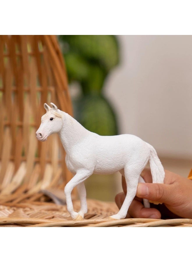 Schleich تمثال حصان كاماريّو من شلايش لعالم المزرعة للأطفال من عمر 3-8 سنوات أبيض 4.4 بوصة 13959 - Image 2