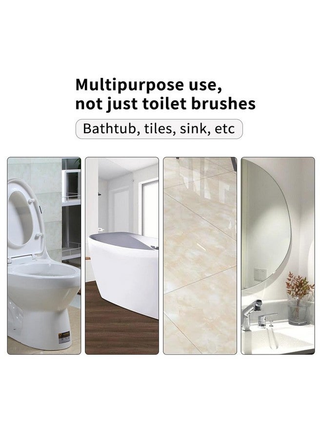 Fovcos Pumice Stone Toilet Cleaning Brush, White, Polypropylene Handle, Toilet, Tile, Bathtub, Wash Basin - Image 2