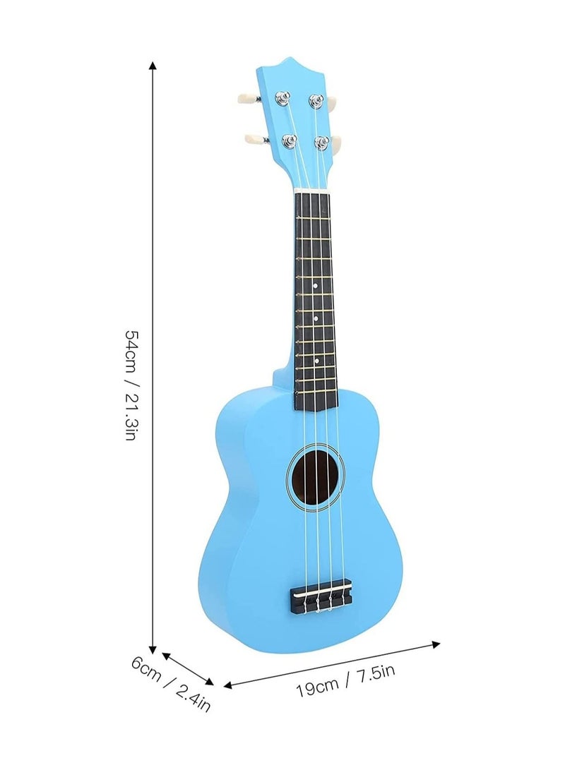 ميغاريا مجموعة أدوات بدء تشغيل Megarya Soprano Ukulele Mahogany مقاس 21 بوصة للمبتدئين جيتار القيثارة القيثارة هاواي القيثارة الصغير للأطفال والكبار والطلاب المبتدئين - Image 4