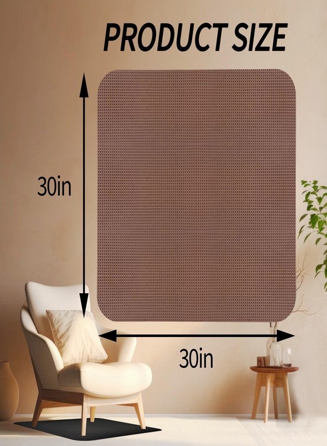 Niteguy Non Skid Rubber Furniture Gripper Pad for Recliners,Floor Rubber Mat,Anti Slide Furniture Pad Hardwood Floor Protector,Swivel Chairs Recliner mats for Hardwood Floors Non Slip Recliner Grippers Coffee - Image 2